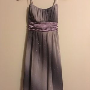Purple event dress